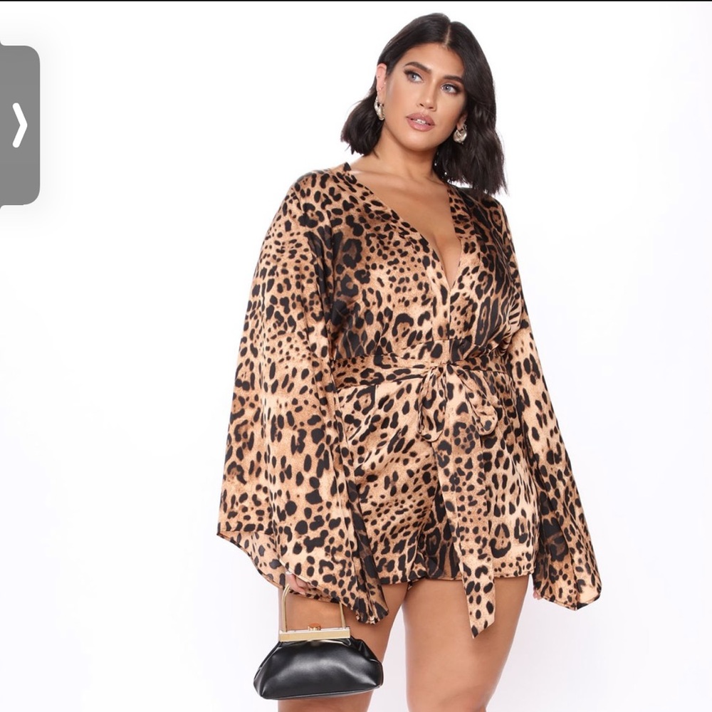 Leopard romper